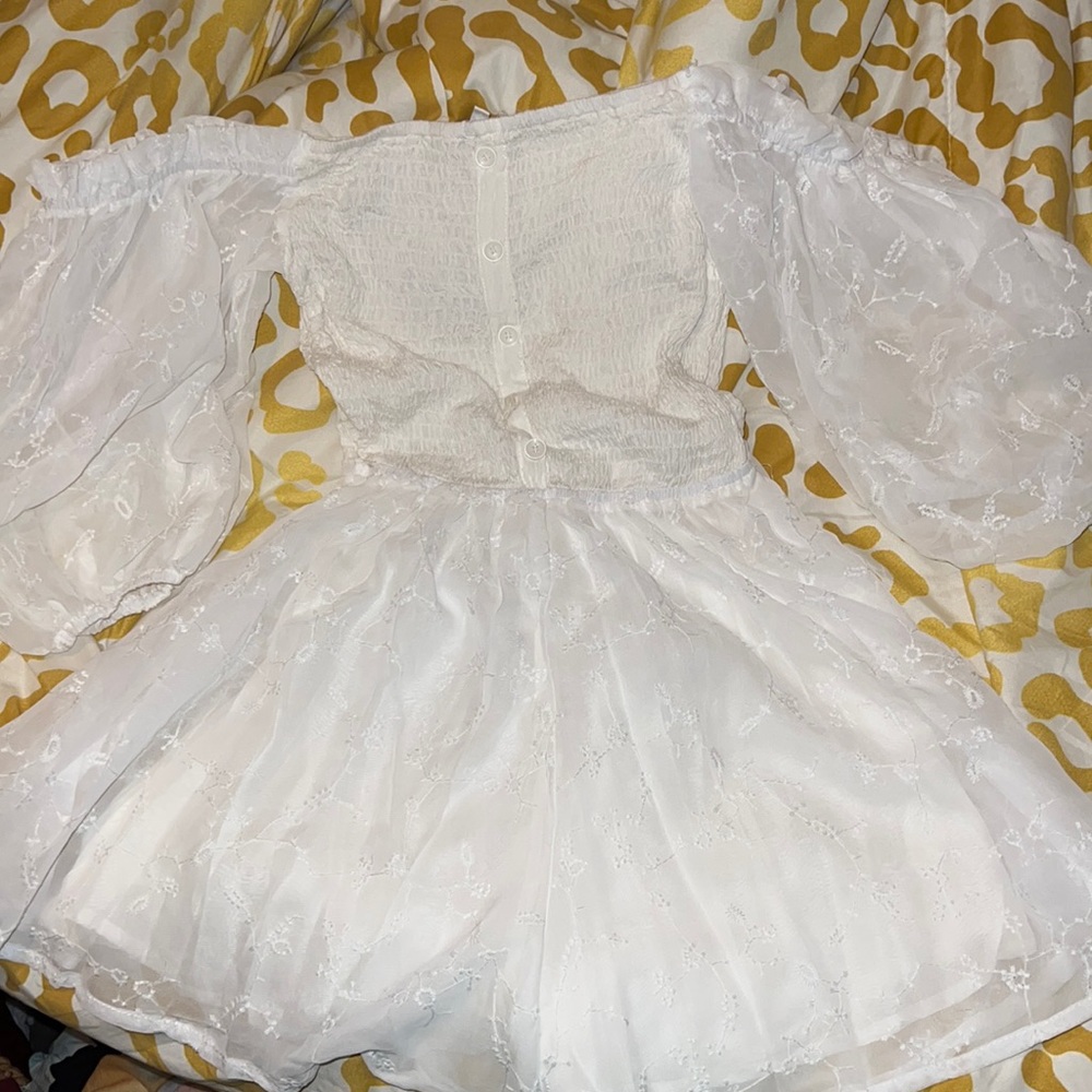 White Fashion Nova Romper